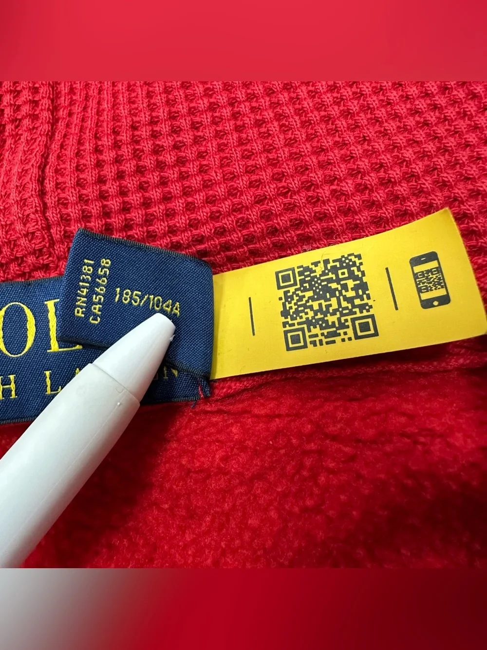 Polo Ralph Lauren Thermal Lined Hood Pony Logo Full Zip Hoodie, XL